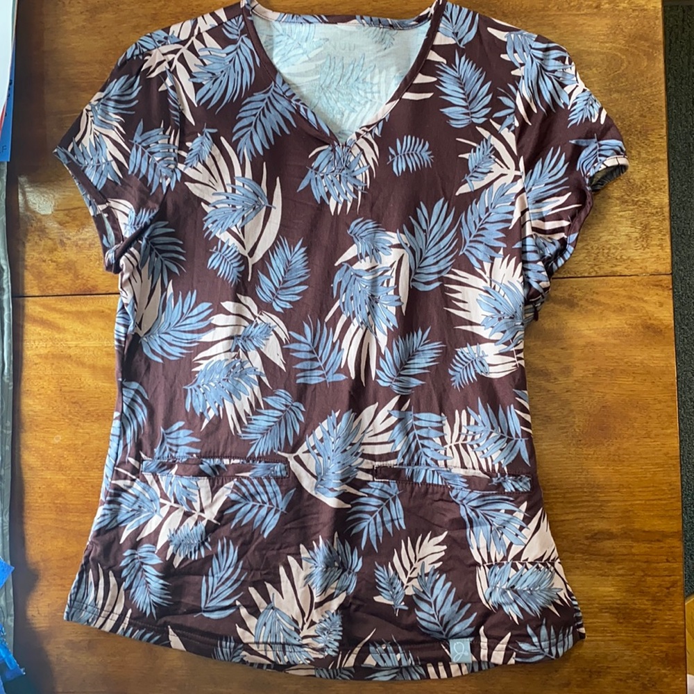 Jaanuu sweetheart neck top. Palm raisin